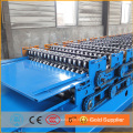 2015 Chinese latest style double layer metal roof tile making roll forming machine